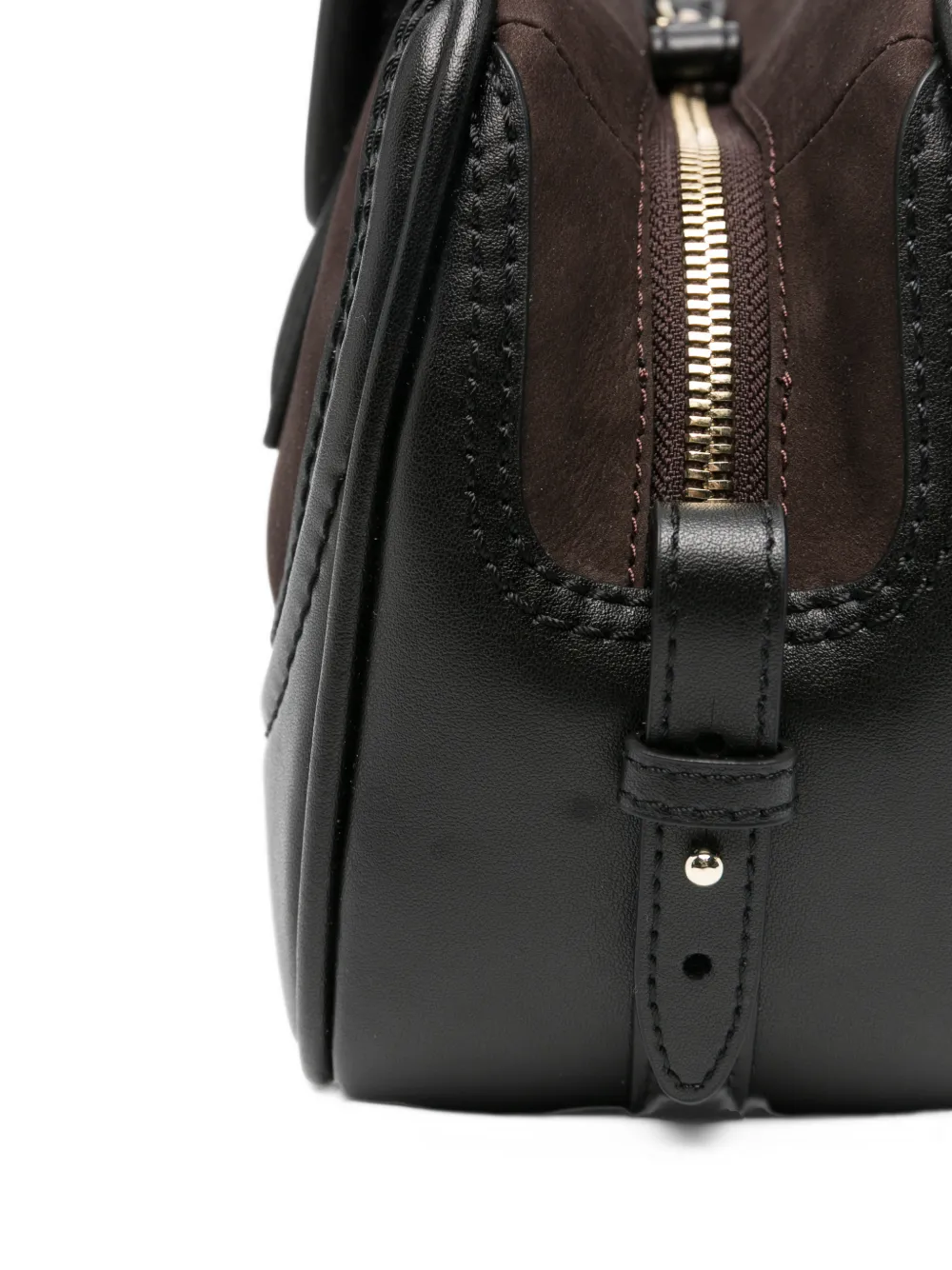 AIGNER Whip leren schoudertas Bruin