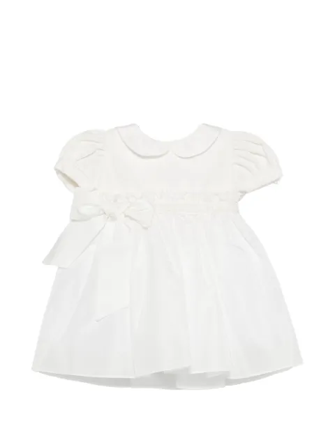 Mariella Ferrari bow-detail Peter Pan-collar dress