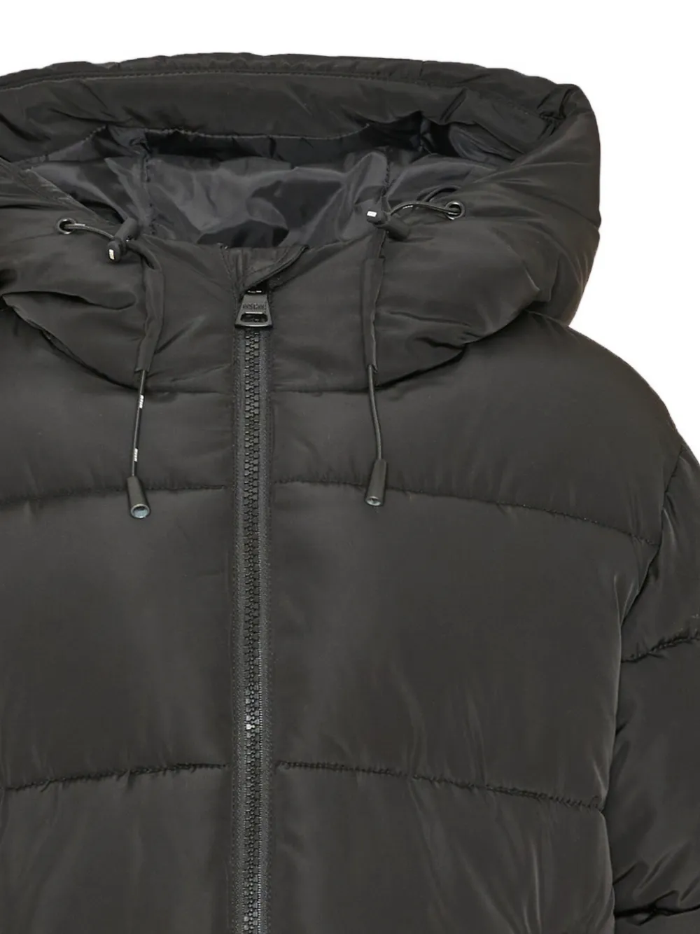 MSGM Kids Donsjack met logopatch Zwart