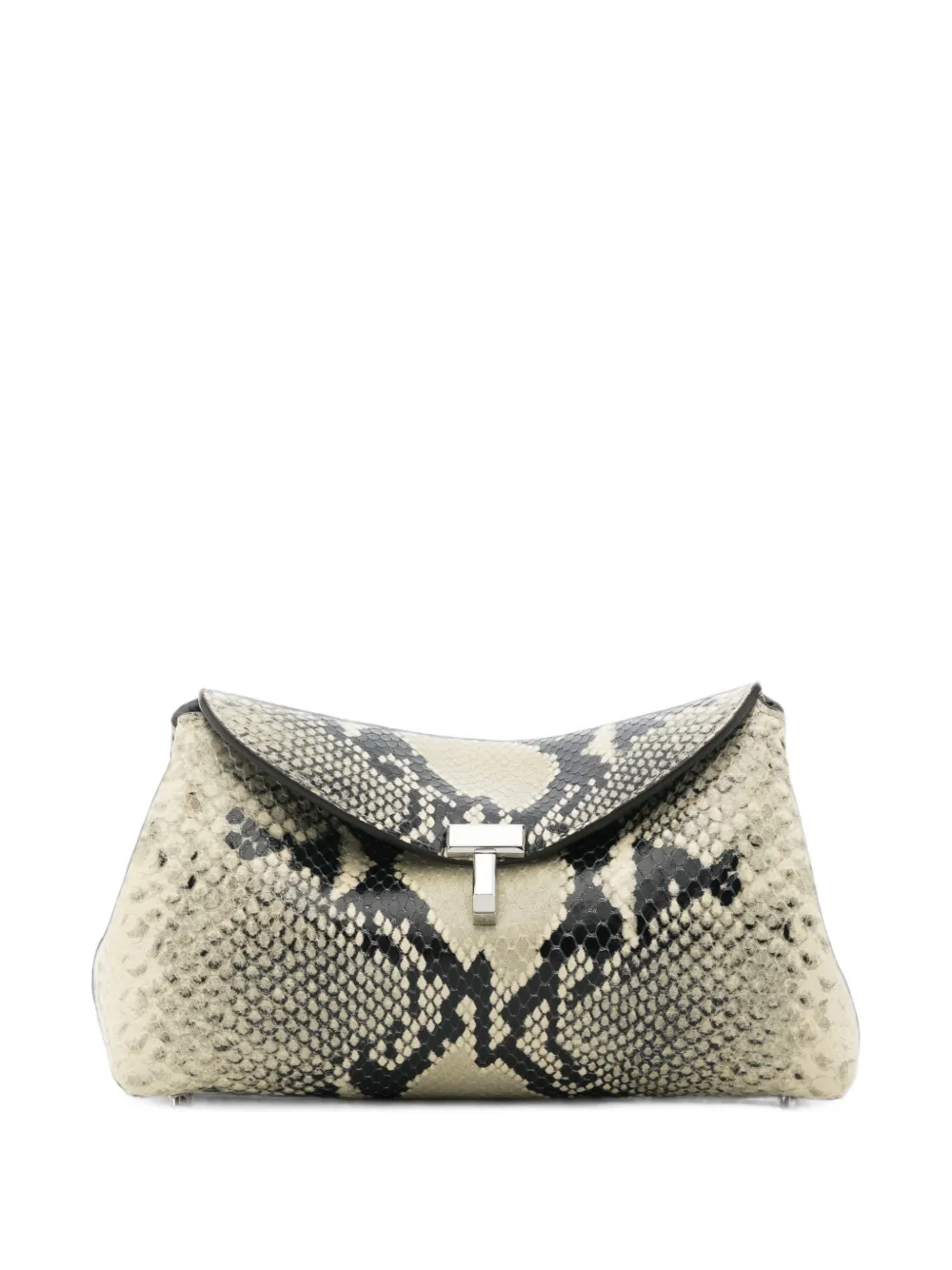 TOTEME Clutch con effetto serpente - Toni neutri