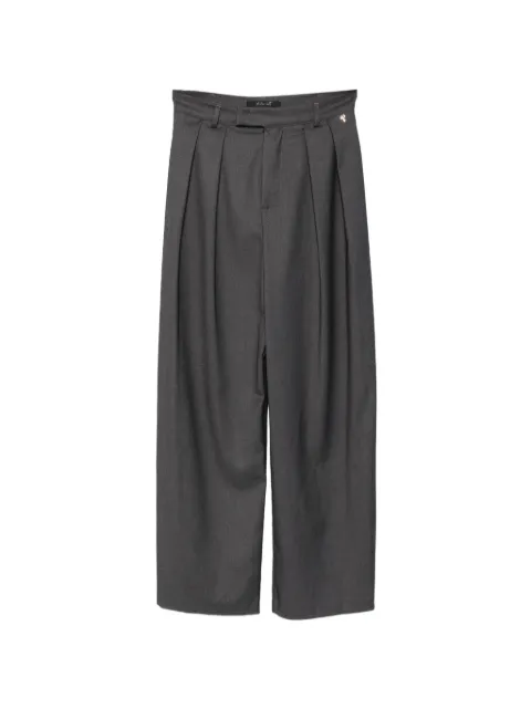 PHILIA LOFT pleated wide-leg trousers
