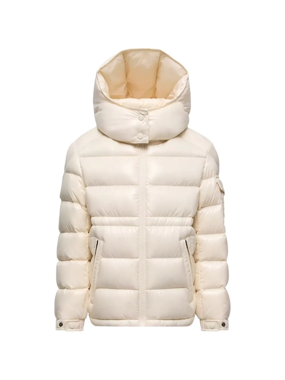 MONCLER GRENOBLE KIDS Maire donsjack met capuchon Beige