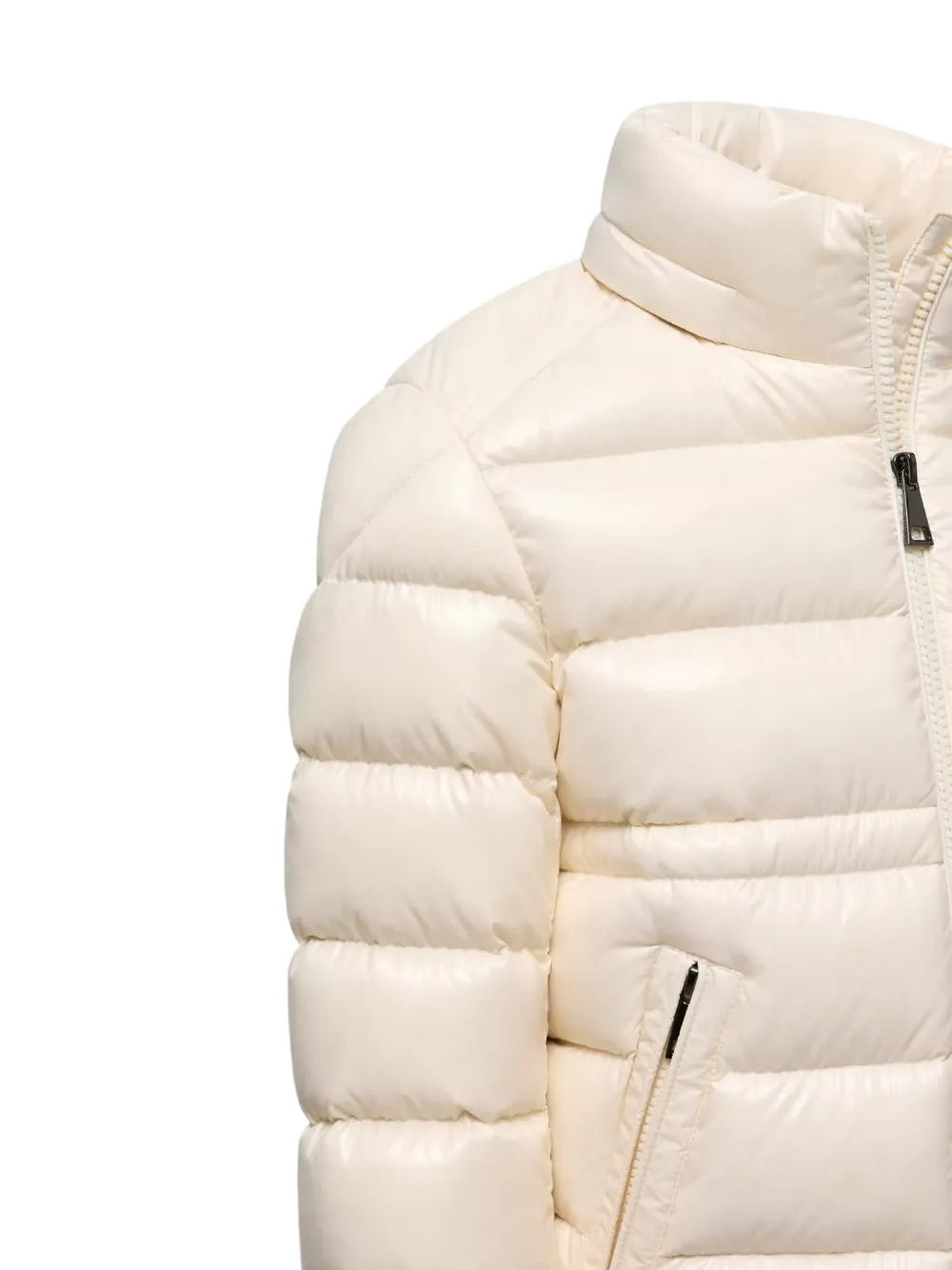 MONCLER GRENOBLE KIDS Maire donsjack met capuchon Beige