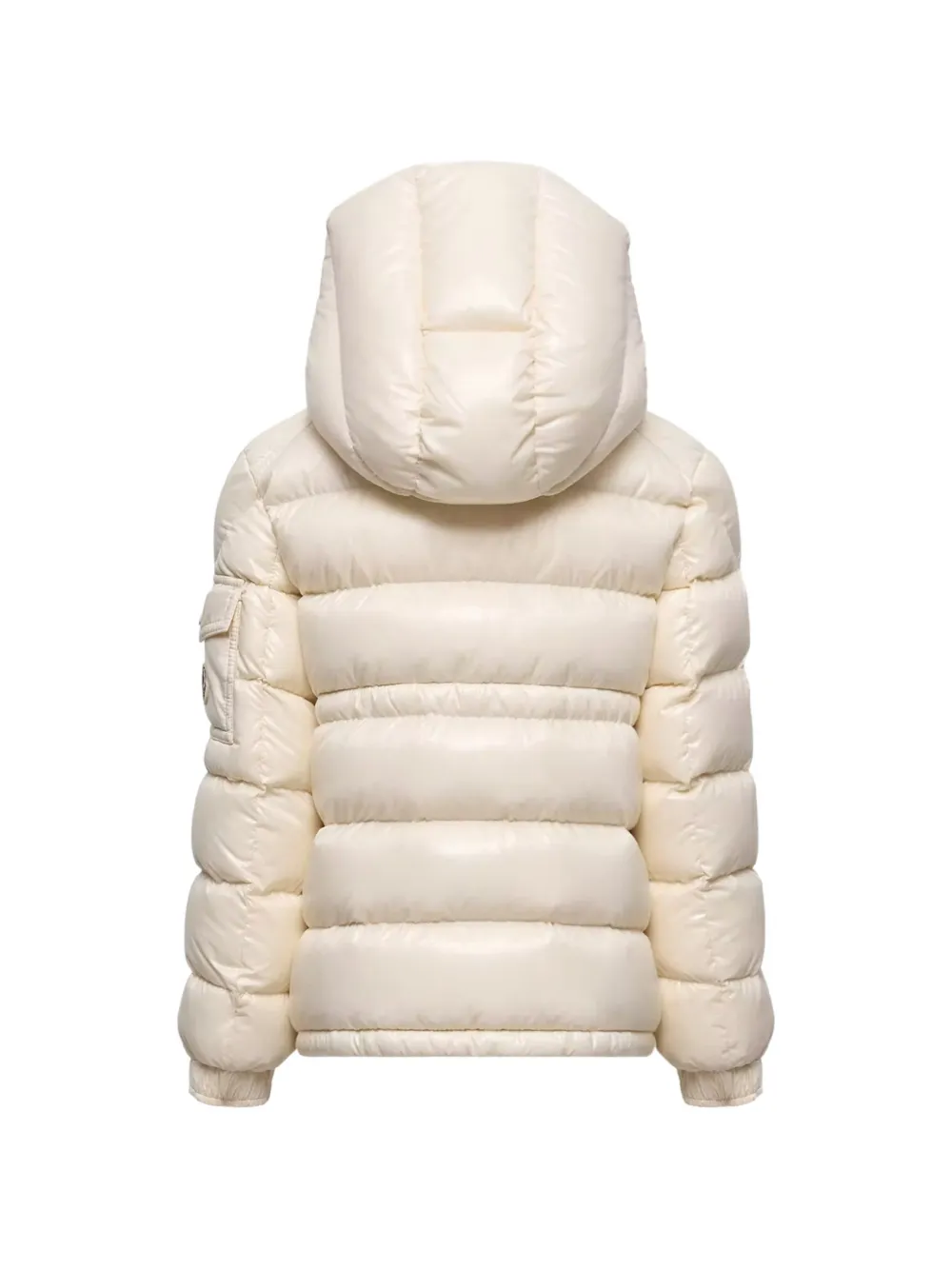 MONCLER GRENOBLE KIDS Maire donsjack met capuchon Beige