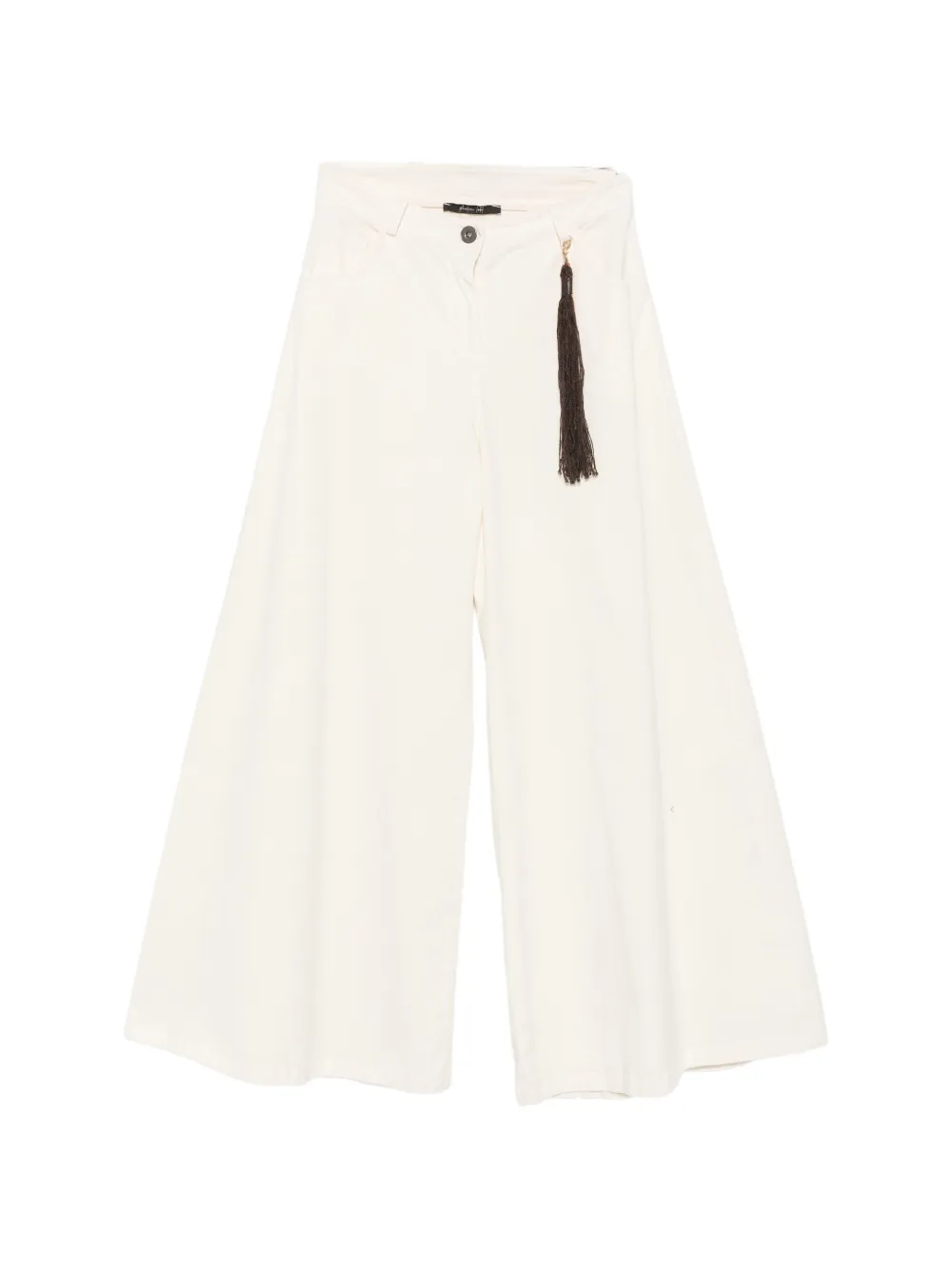 PHILIA LOFT tassel-detail wide-leg trousers