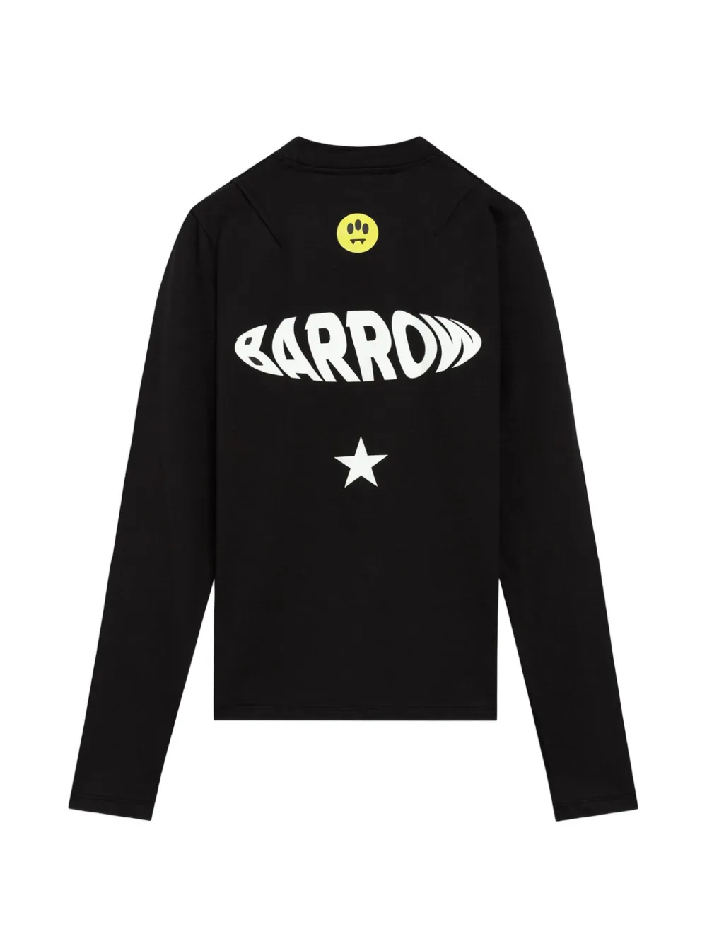 BARROW T-shirt met logoprint met lange mouwen Zwart