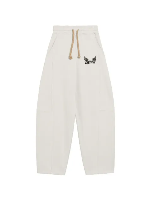 BARROW logo-print drawstring track pants