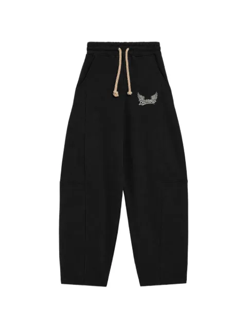 BARROW logo-print drawstring track pants