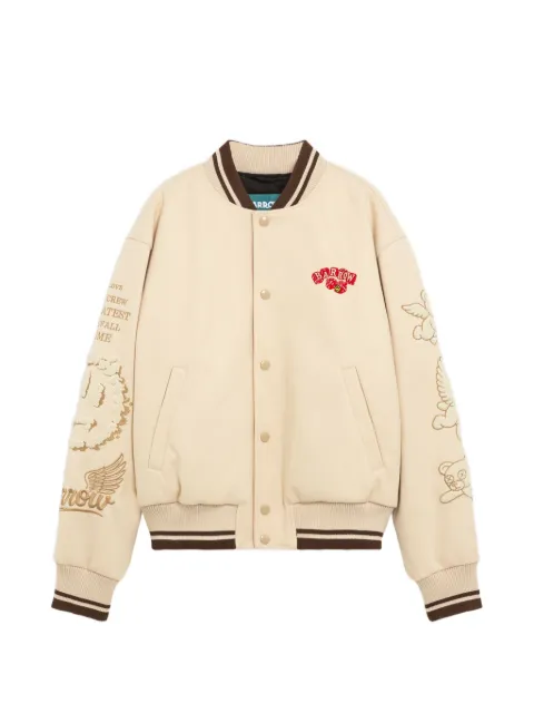 BARROW logo-embroidered bomber jacket