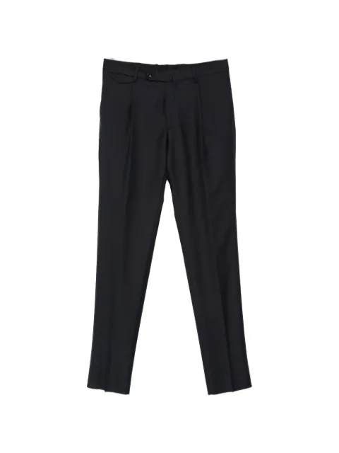 Tagliatore pleated straight-leg trousers