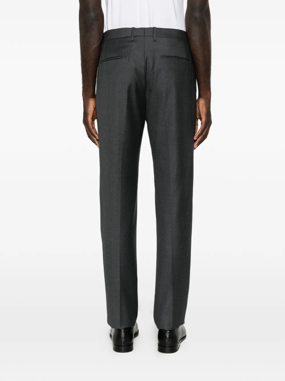 Tagliatore Cropped plooibroek Grijs