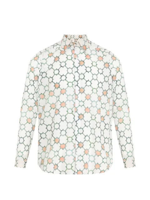 Amir Slama x Avatim geometric-print long-sleeve shirt