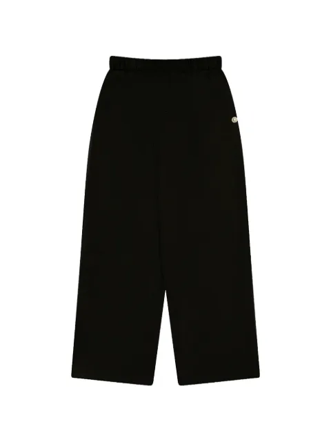 Simone Rocha daisy-embellished knee-pleat trousers