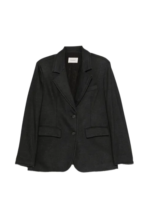 Kristensen Du Nord raw-edge notch-lapel blazer