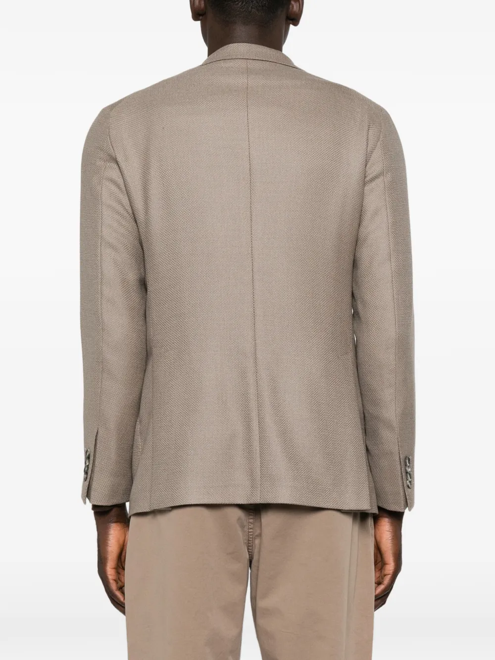 Tagliatore Blazer met enkele rij knopen Beige