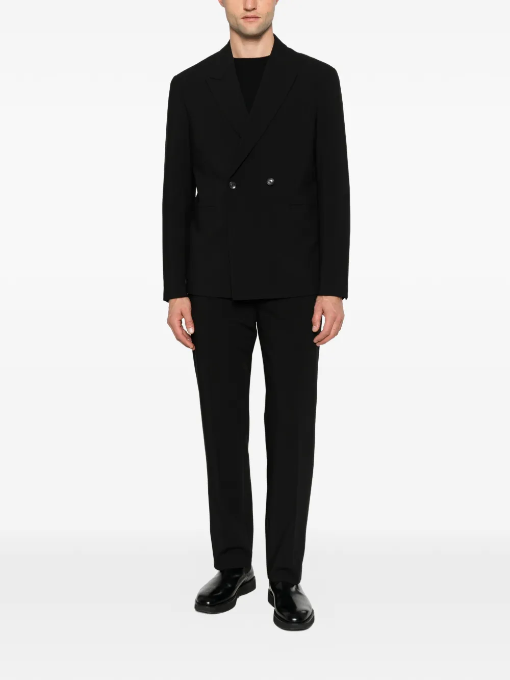 Antony Morato Blazer met dubbele rij knopen en puntige revers Zwart
