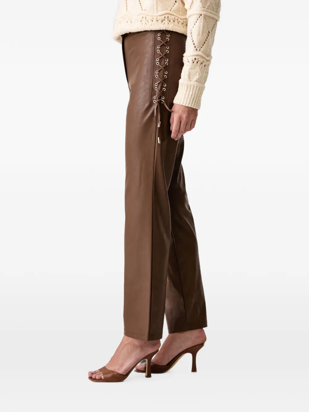 FRACOMINA Straight broek Bruin