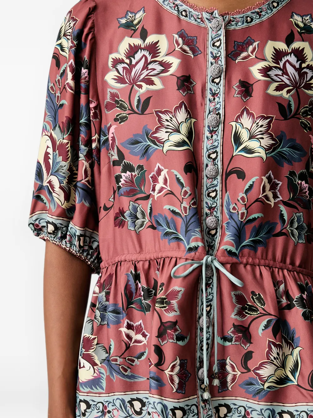 FARM Rio Peplum blouse Roze