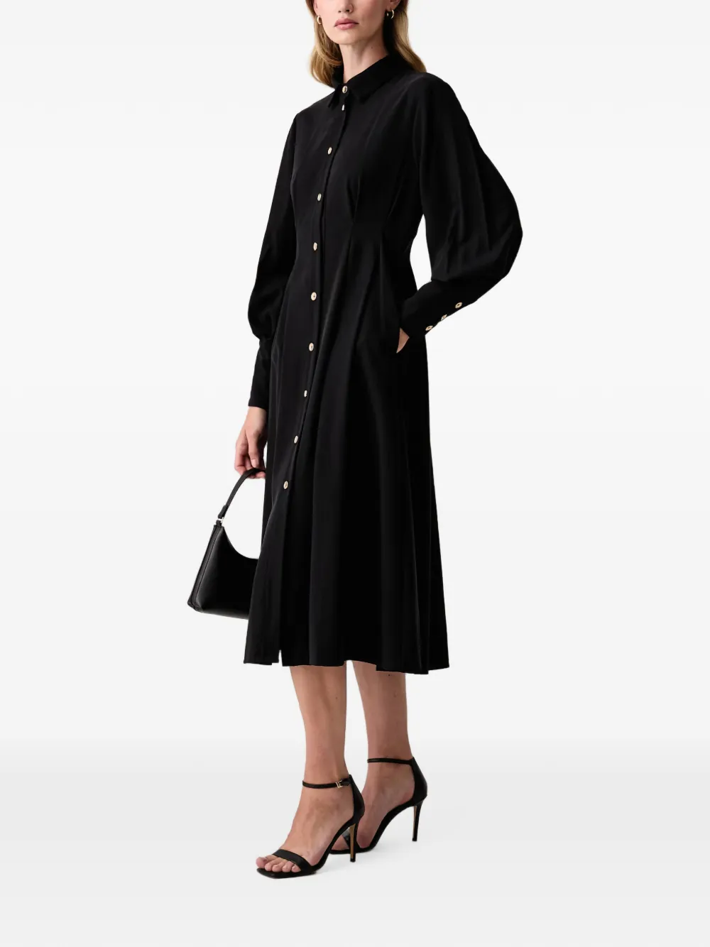 FRACOMINA Blousejurk met knoopsluiting Zwart