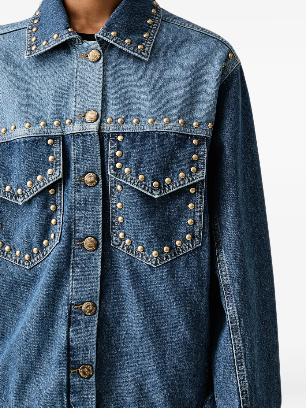 FARM Rio Denim jack Blauw