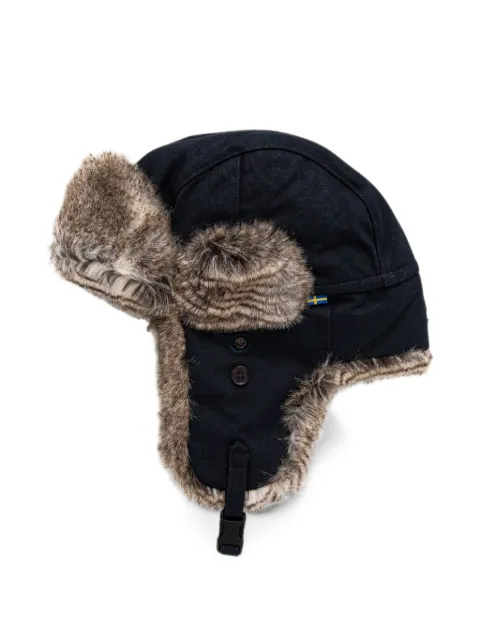 Fjällräven Singi faux-fur trim trapper hat