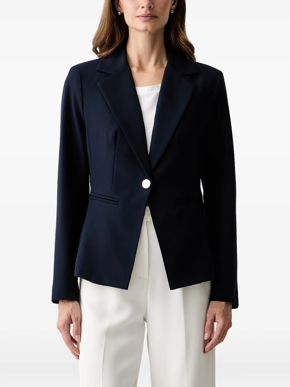 Fracomina Single-breasted Blazer In Animal Print