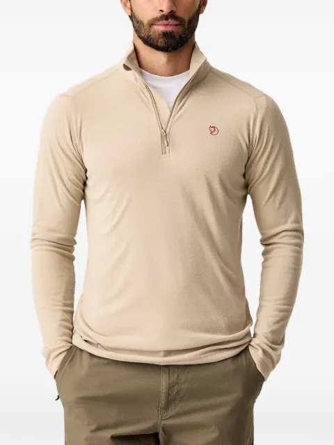 Fjällräven Pine logo-embroidered half-zip sweatshirt