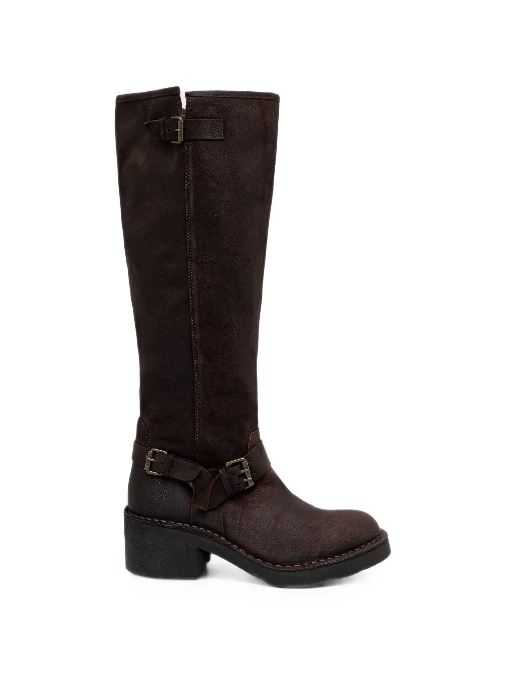 Fly London buckle-detail knee-high boots