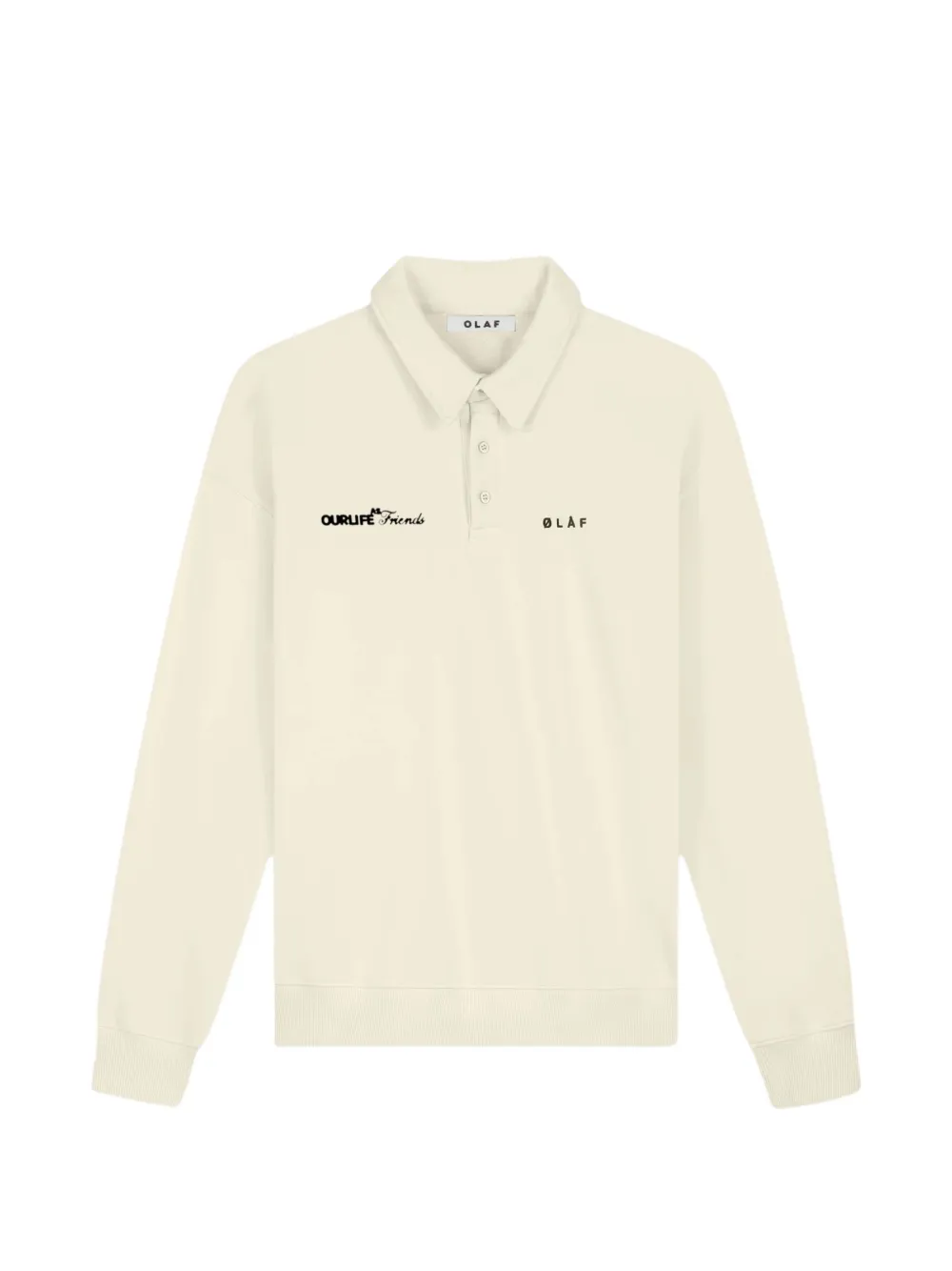 OLAF logo-print polo shirt