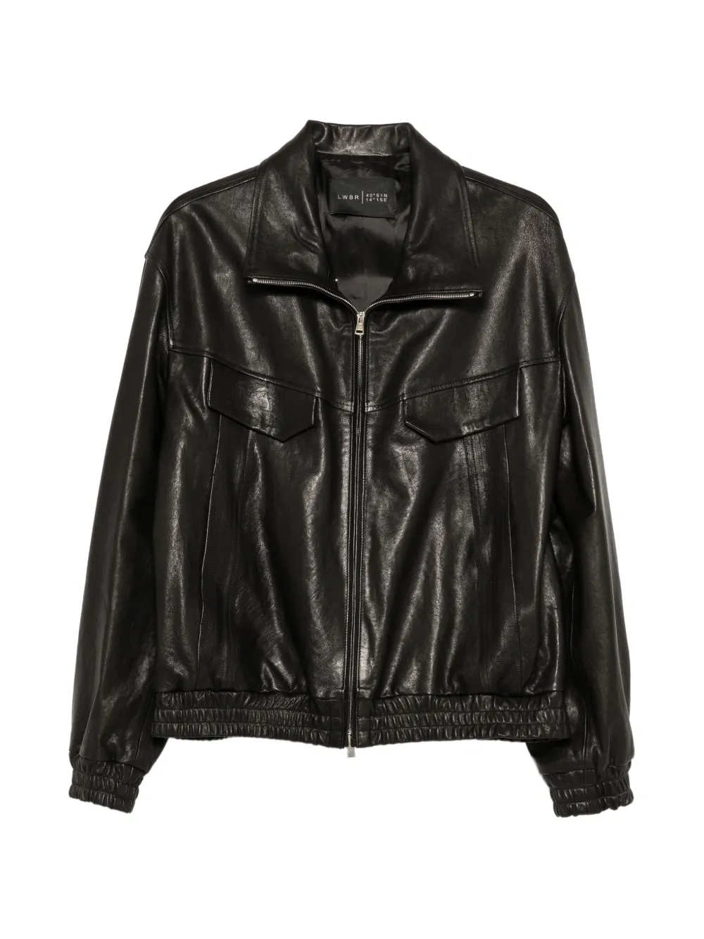 Low Brand zip-up leather jacket · L