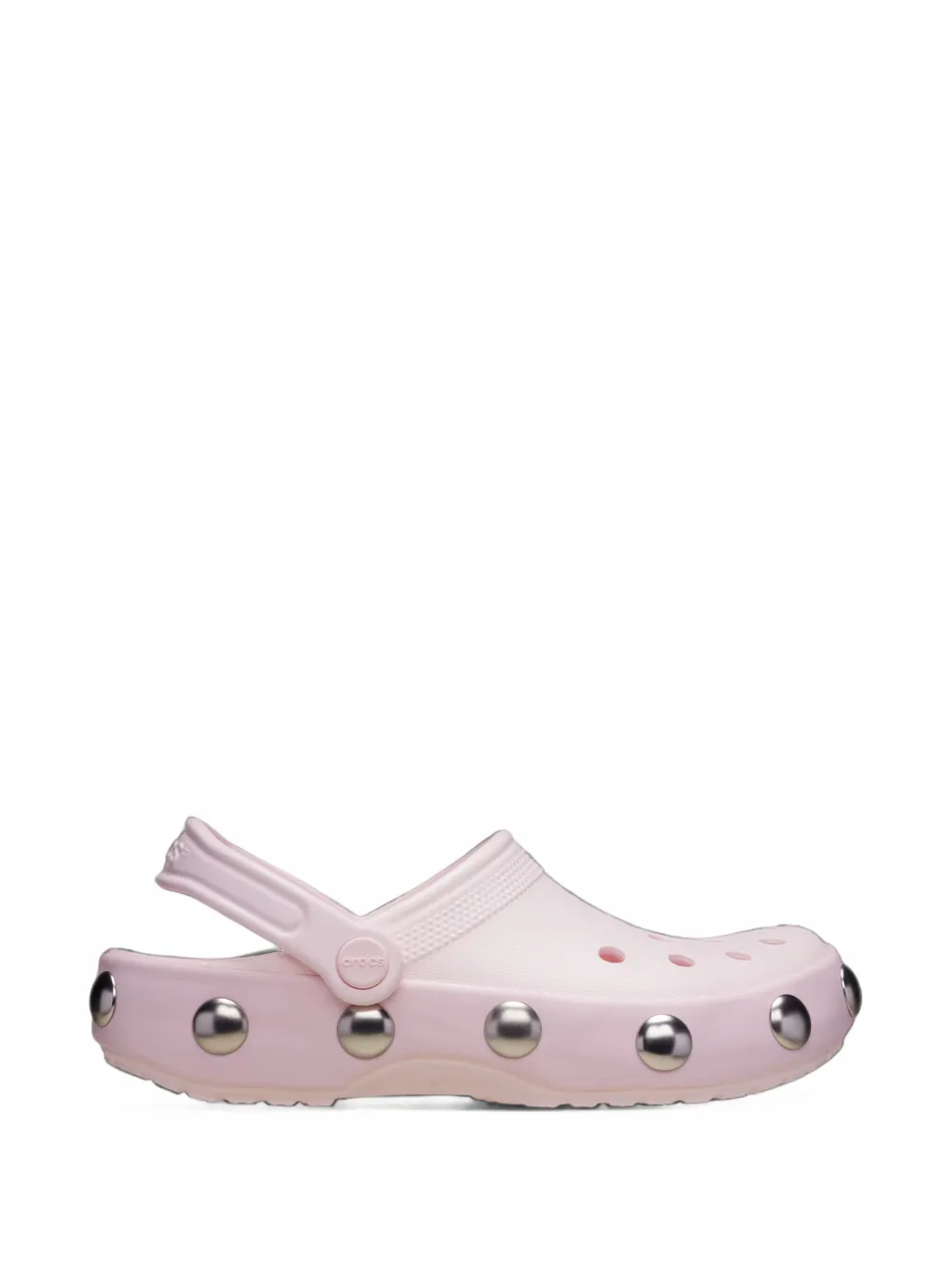 Crocs Big Studded Sandals In Pink