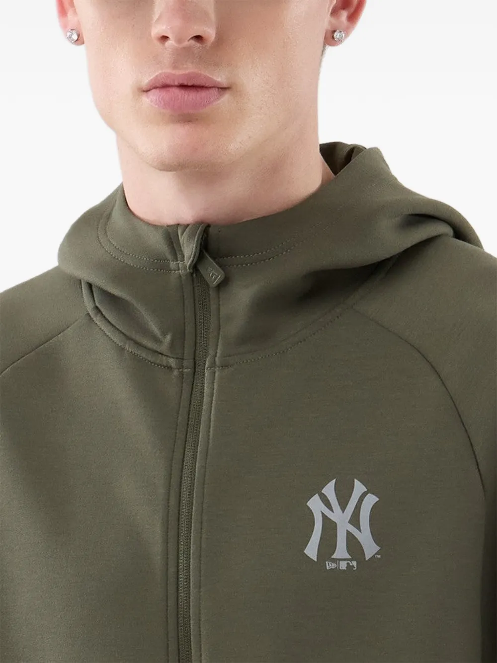 NEW ERA CAP New York Yankees Core Plus Fz hoodie met rits Groen