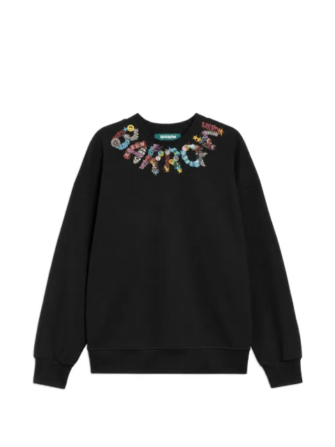 BARROW logo-print drop-shoulder sweatshirt