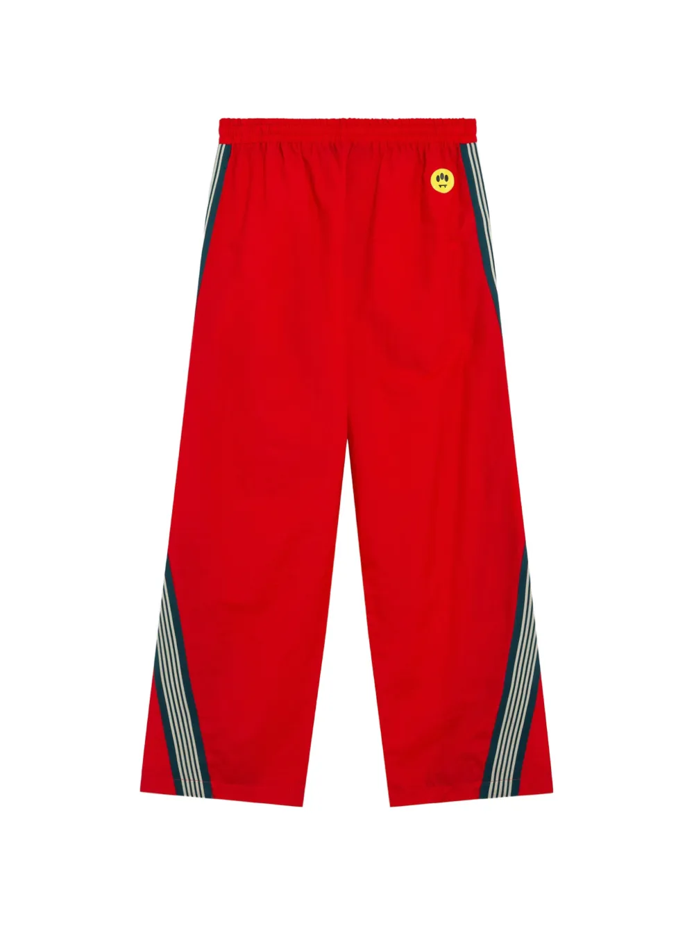 BARROW Trainingsbroek met logo-print en zijstreep Rood