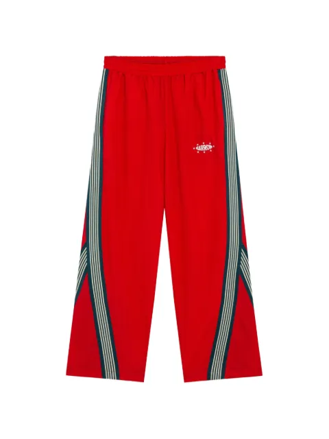 BARROW logo-print side-stripe track pants