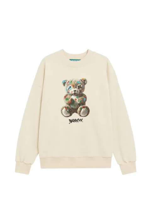 BARROW teddy-bear print sweatshirt