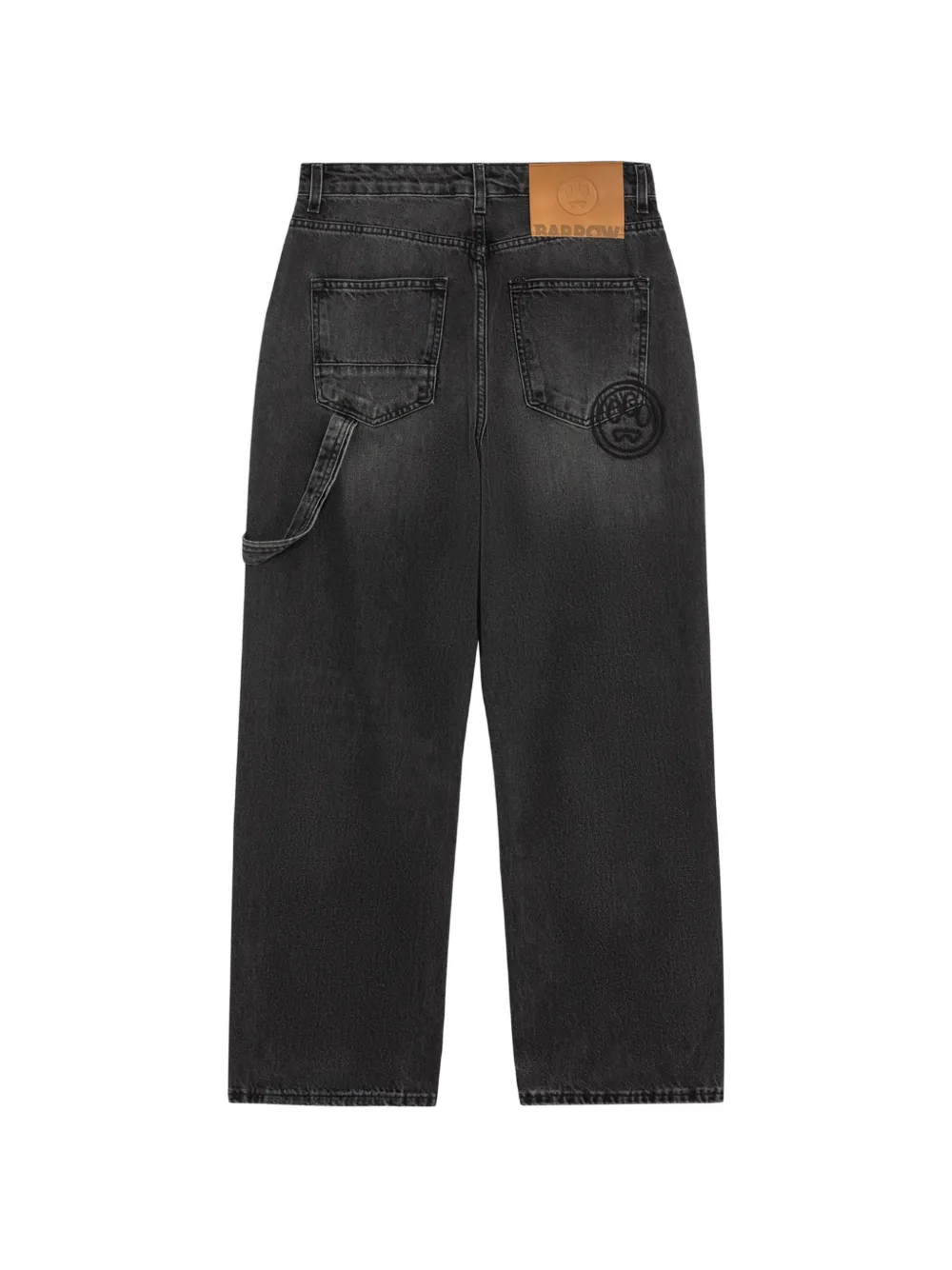 BARROW Jeans met vervaagd effect en hamerlus Zwart