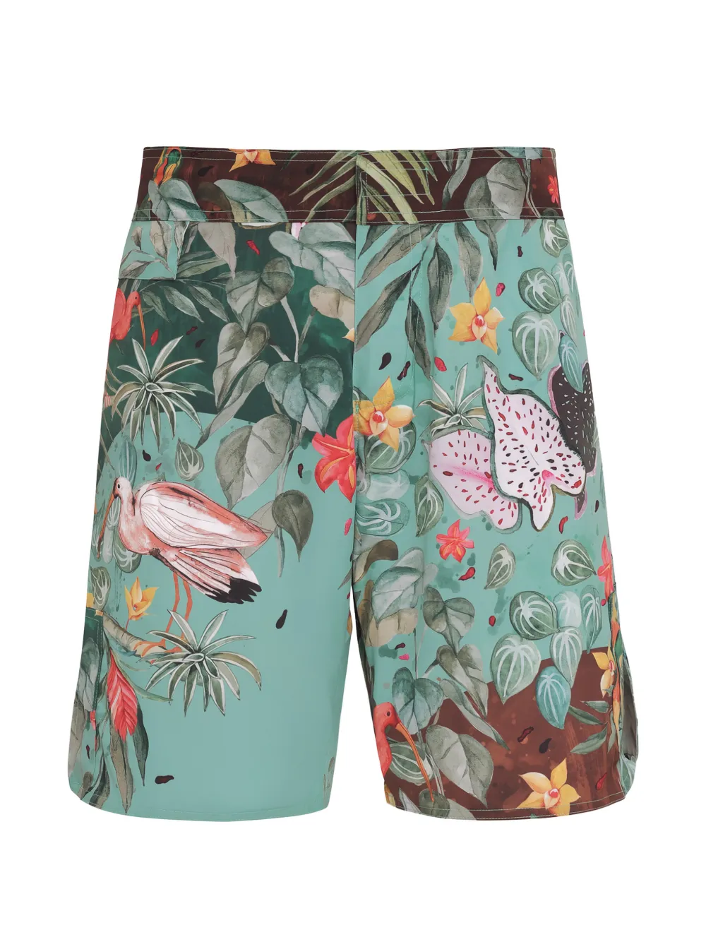 Amir Slama floral-print swim shorts - Verde