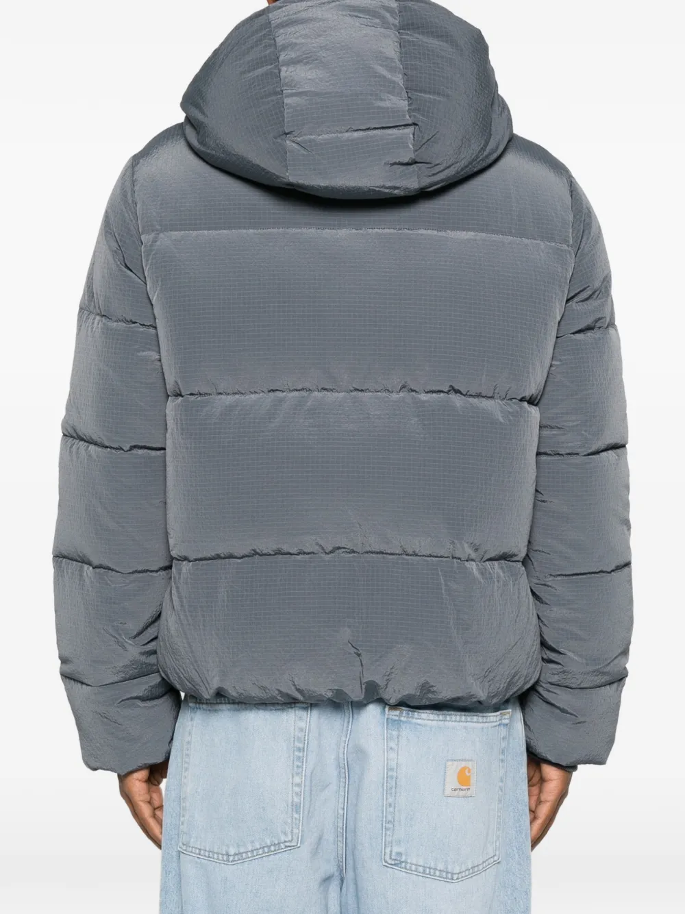Daily Paper ripstop puffer jacket Grijs