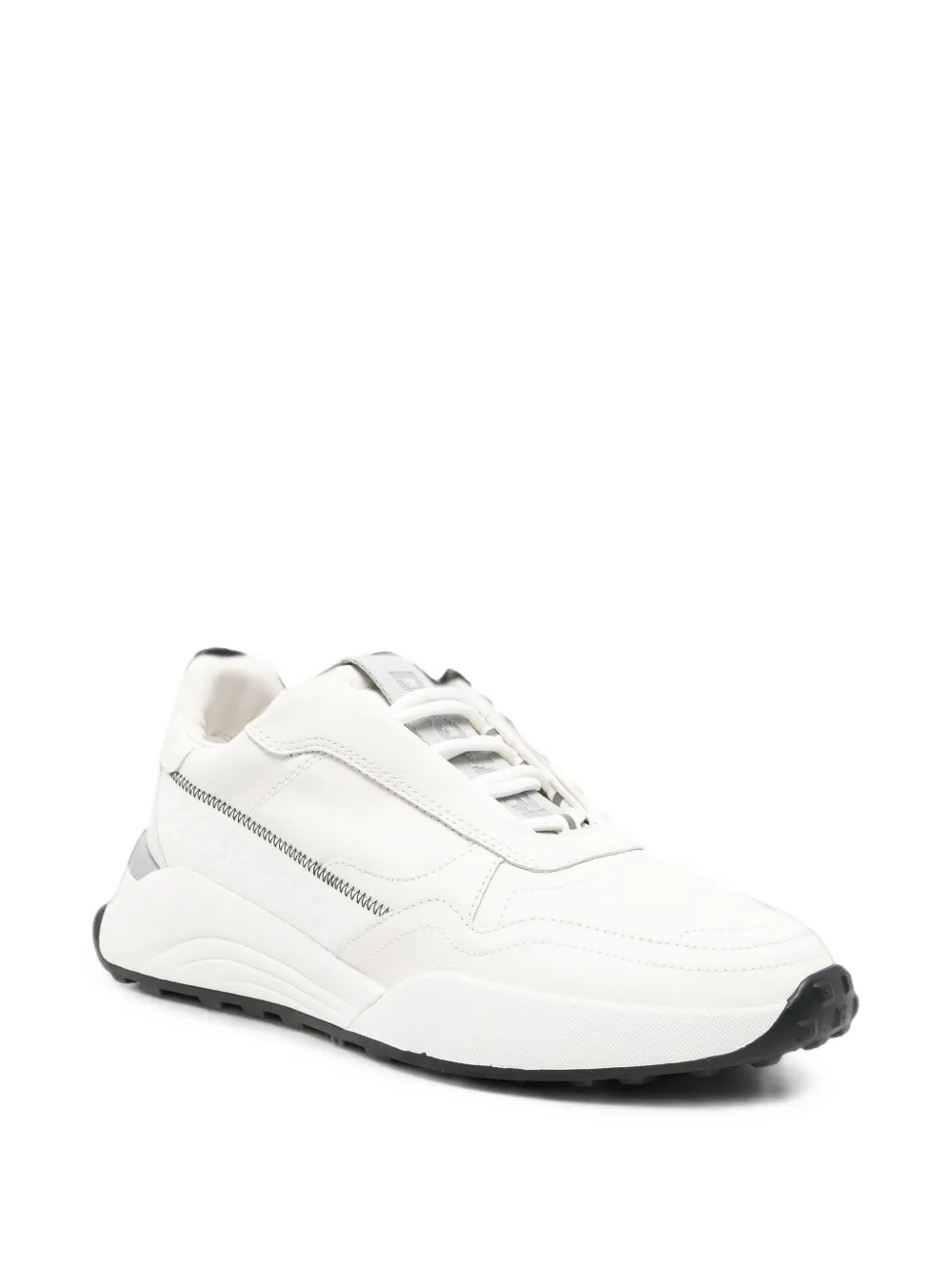 DSQUARED2 Flow logo-embossed panelled sneakers Wit