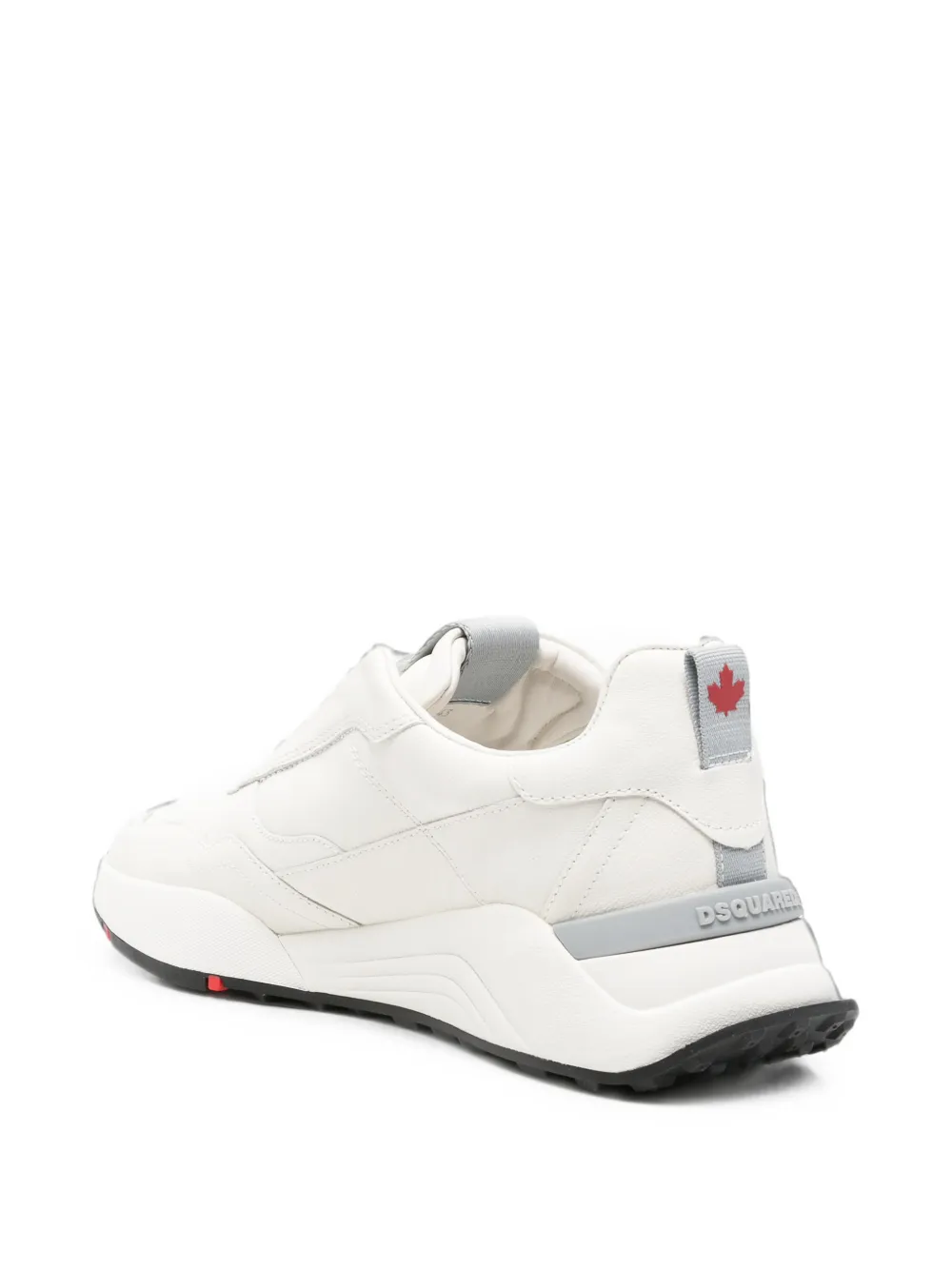 DSQUARED2 Flow logo-embossed panelled sneakers Wit