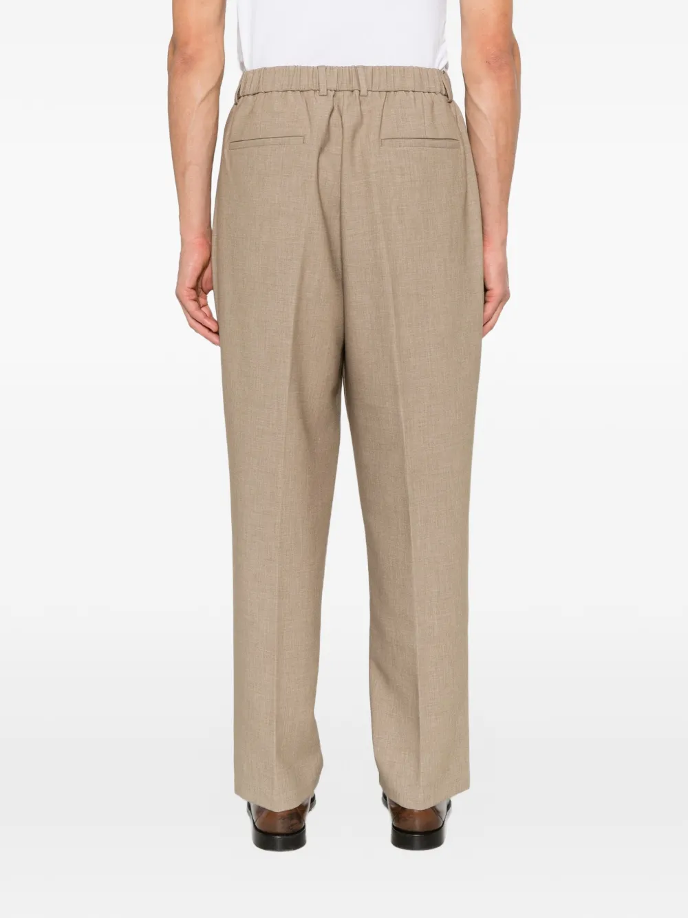 Antony Morato pleated straight-leg trousers Beige