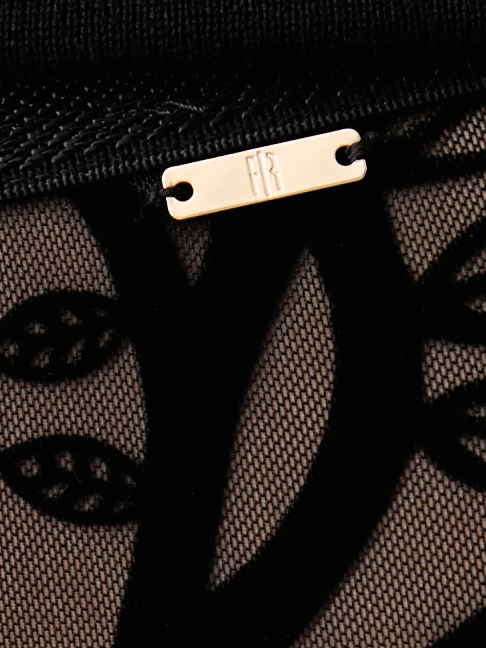 FRACOMINA Legging met patroon Zwart