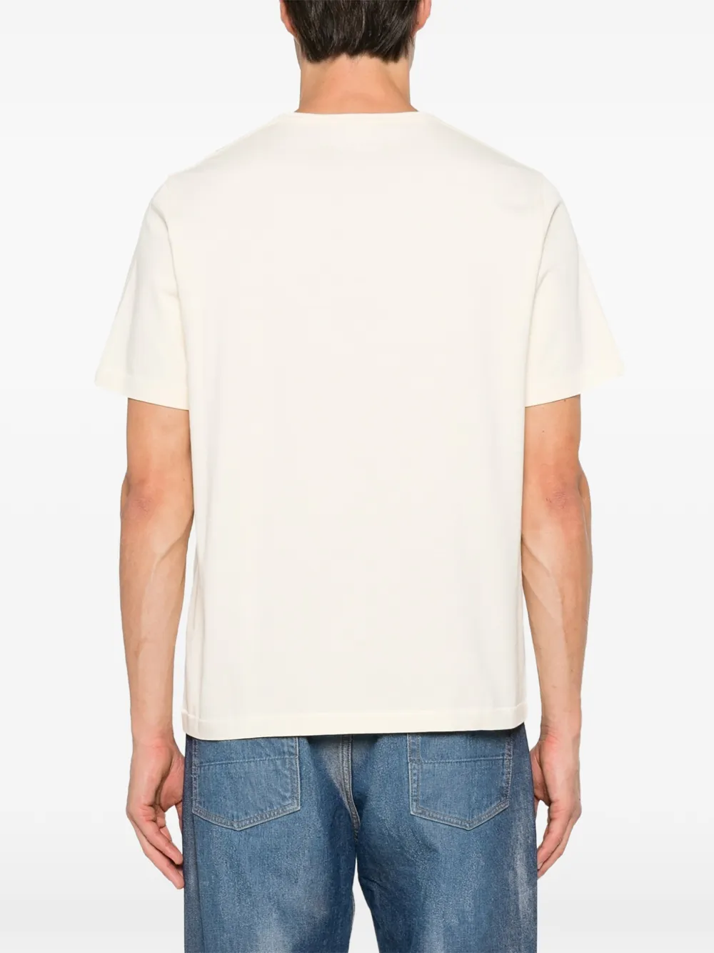 JW Anderson T-shirt met grafische print Beige