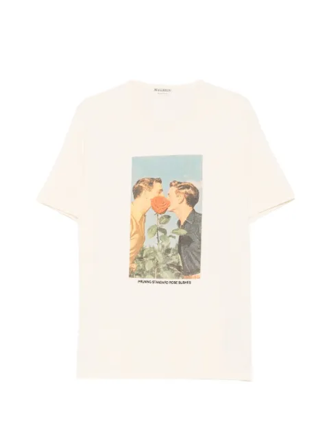 JW Anderson playera con estampado gráfico