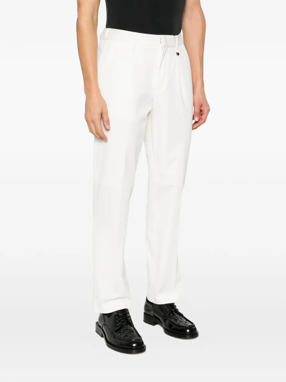 Antony Morato pleated straight-leg trousers Beige