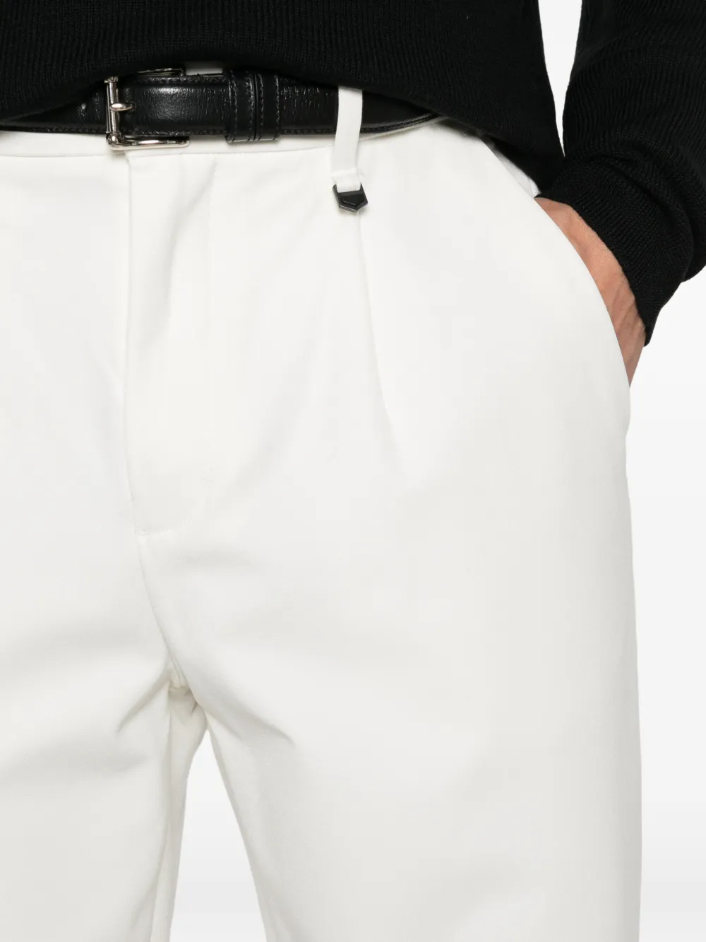Antony Morato pleated straight-leg trousers Beige