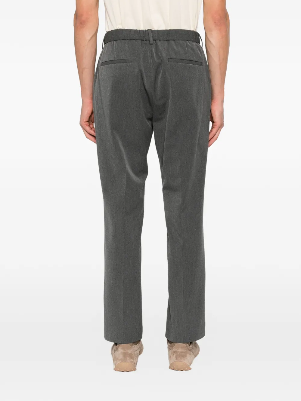 Antony Morato pleated straight-leg trousers Grijs
