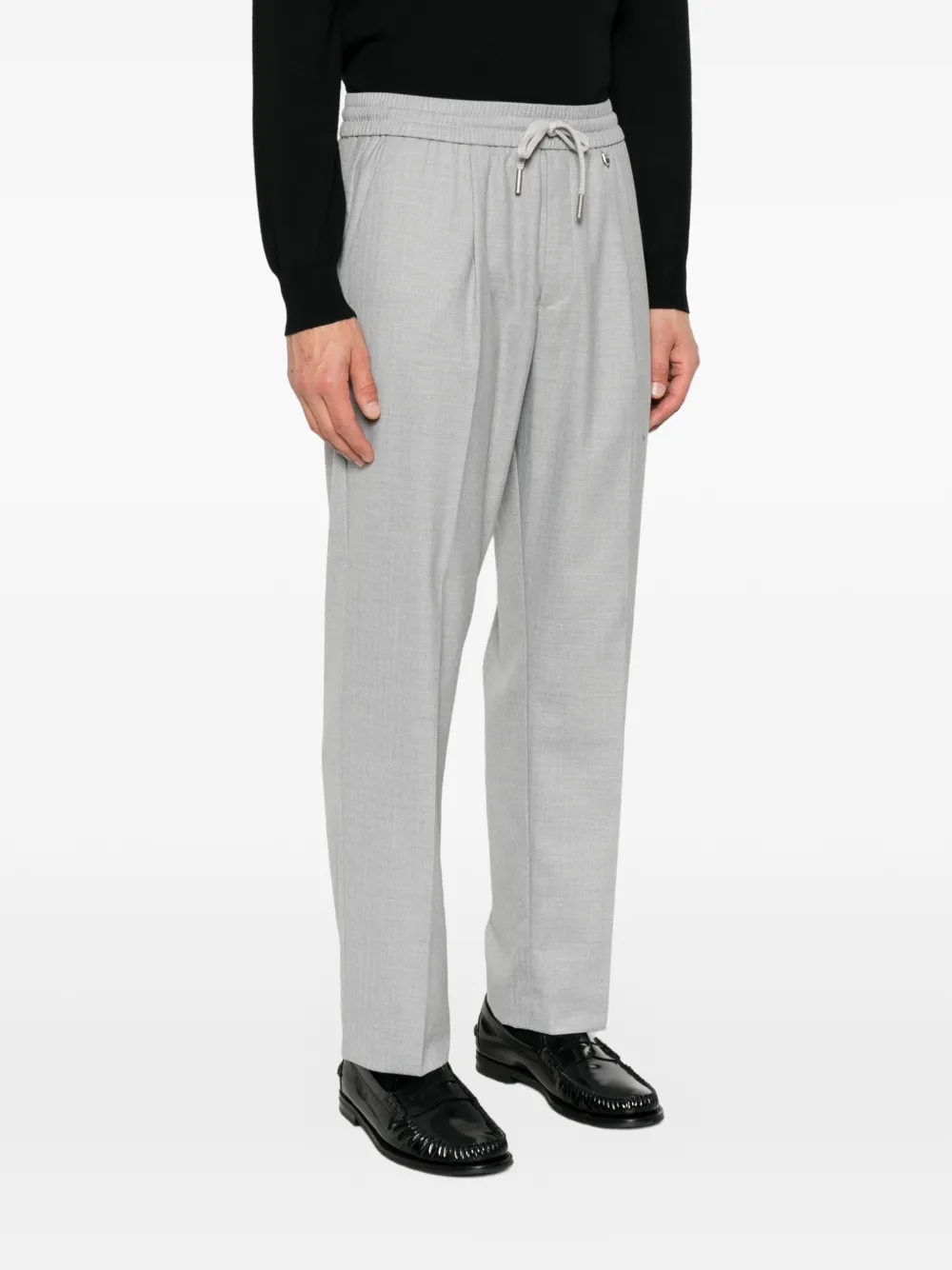 Antony Morato drawstring pleated trousers Grijs