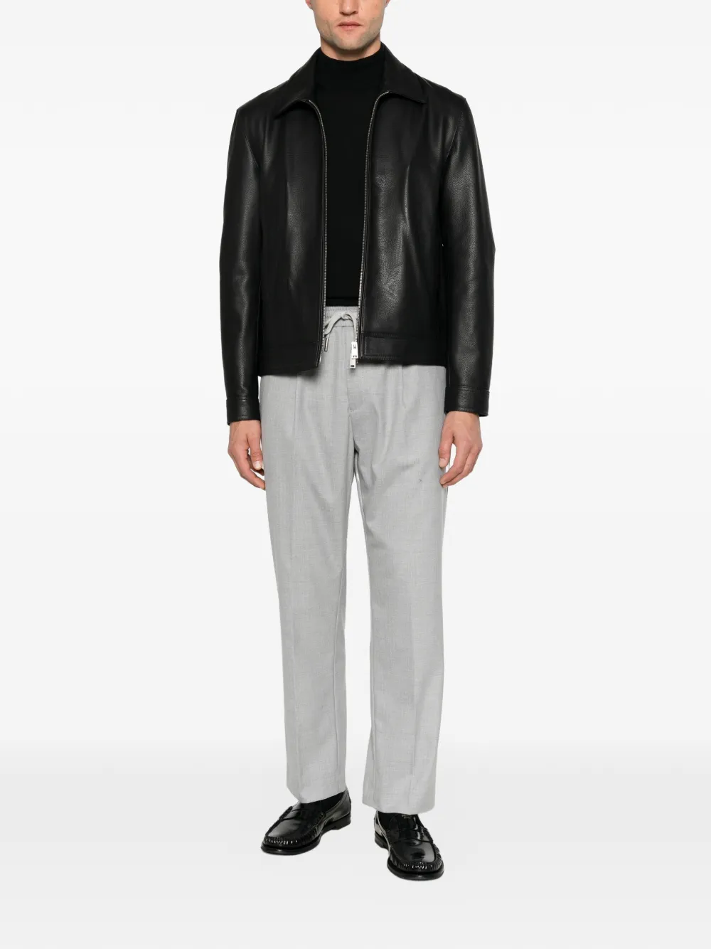 Antony Morato drawstring pleated trousers Grijs